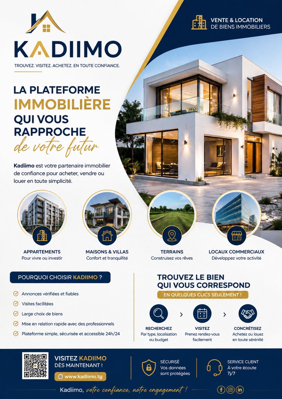 Kadiimo — la plateforme immobilière qui vous rapproche de votre futur